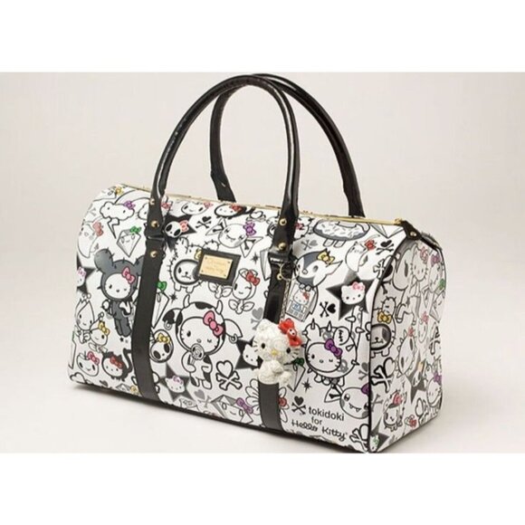 Tokidoki x Hello Kitty 35th Anniversary Weekender Duffle Gym Bag Limited Edition - Picture 1 of 13